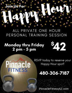 happy hour personal training session
